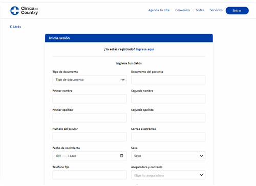 Sistema de asignación de cita en línea